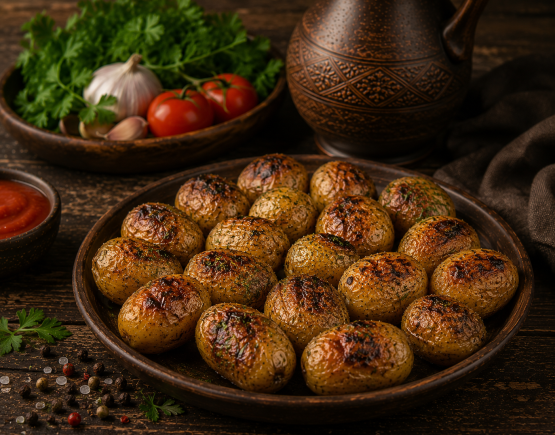 Картошка на мангале